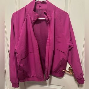 FIGS pink over jacket ! Super cute!! size small